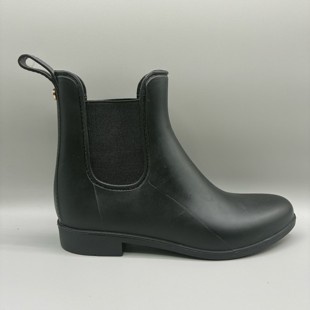 Sam Edelman Tinsley Rain Boots Women’s 7 Matte Black Chealsea Booties